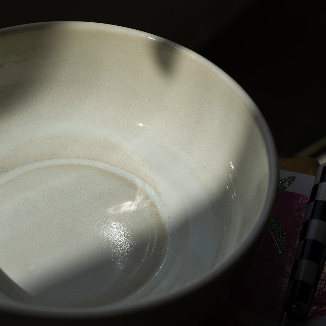 Stoneware Bowl - İnci Beyaz