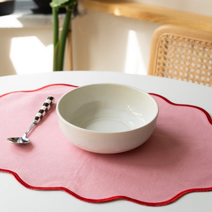 Stoneware Bowl - İnci Beyaz