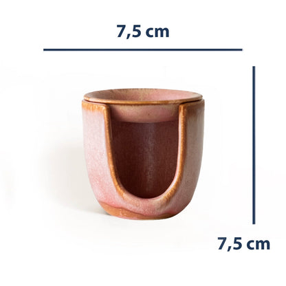 Stoneware Buhurdanlık II - Gonca Pembe