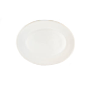 Büyük Oval Tabak – İnci Beyaz