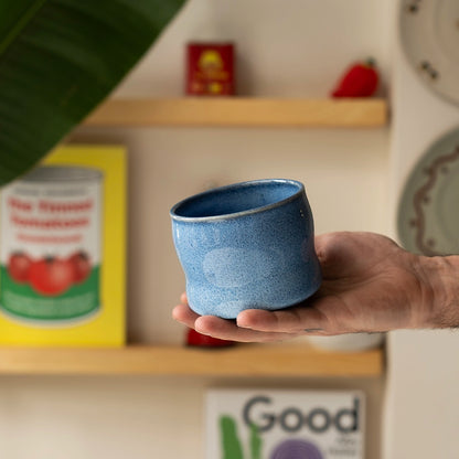 Stoneware Büyük Bardak - Sayfi Mavi