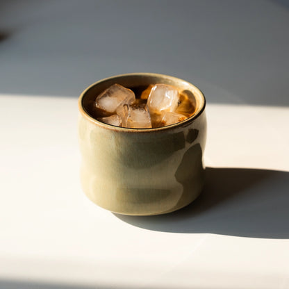 Stoneware Büyük Bardak - Müdavim Yeşil