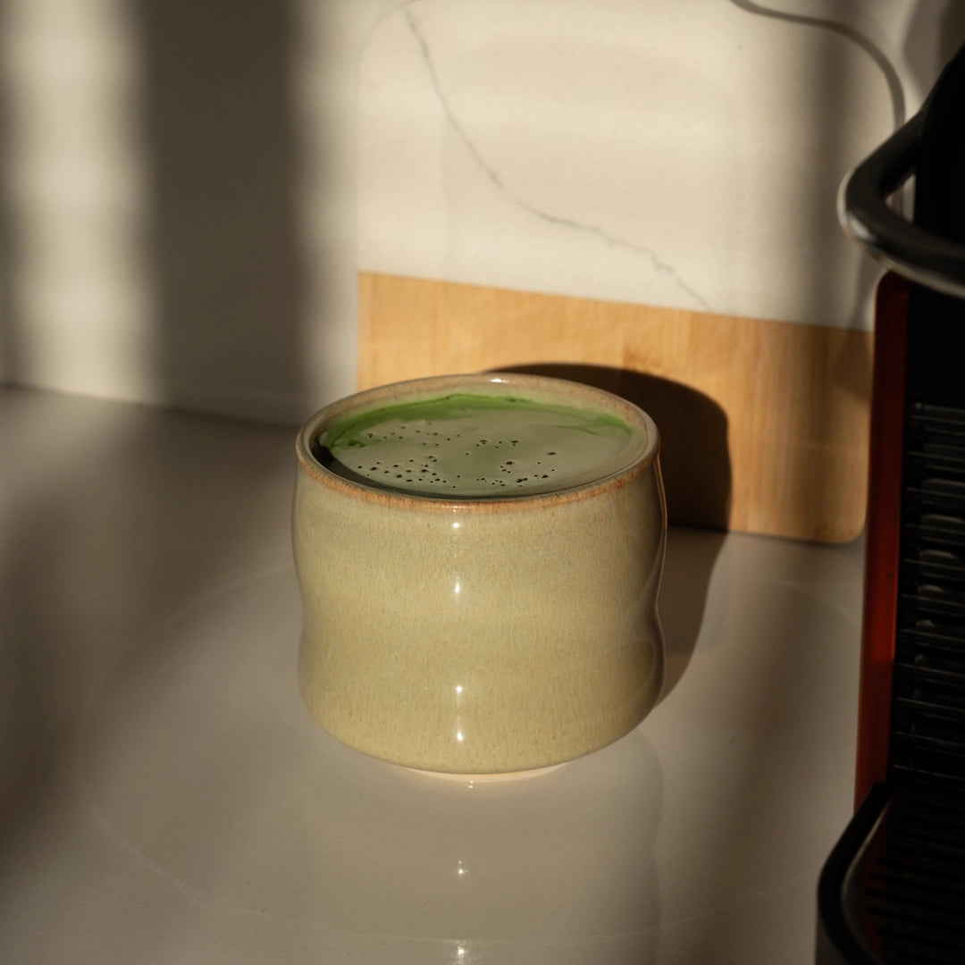 Stoneware Büyük Bardak - Müdavim Yeşil