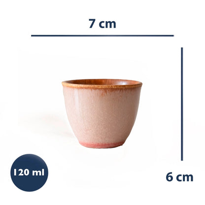 Stoneware Espresso Chawan - Gonca Pembe