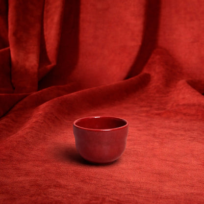 Stoneware Cortado Bardak - Dem Kırmızı