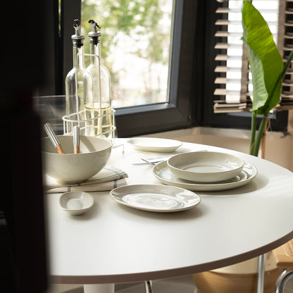 Stoneware Derin Kase - İnci Beyaz