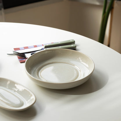 Stoneware Derin Tabak - İnci Beyaz
