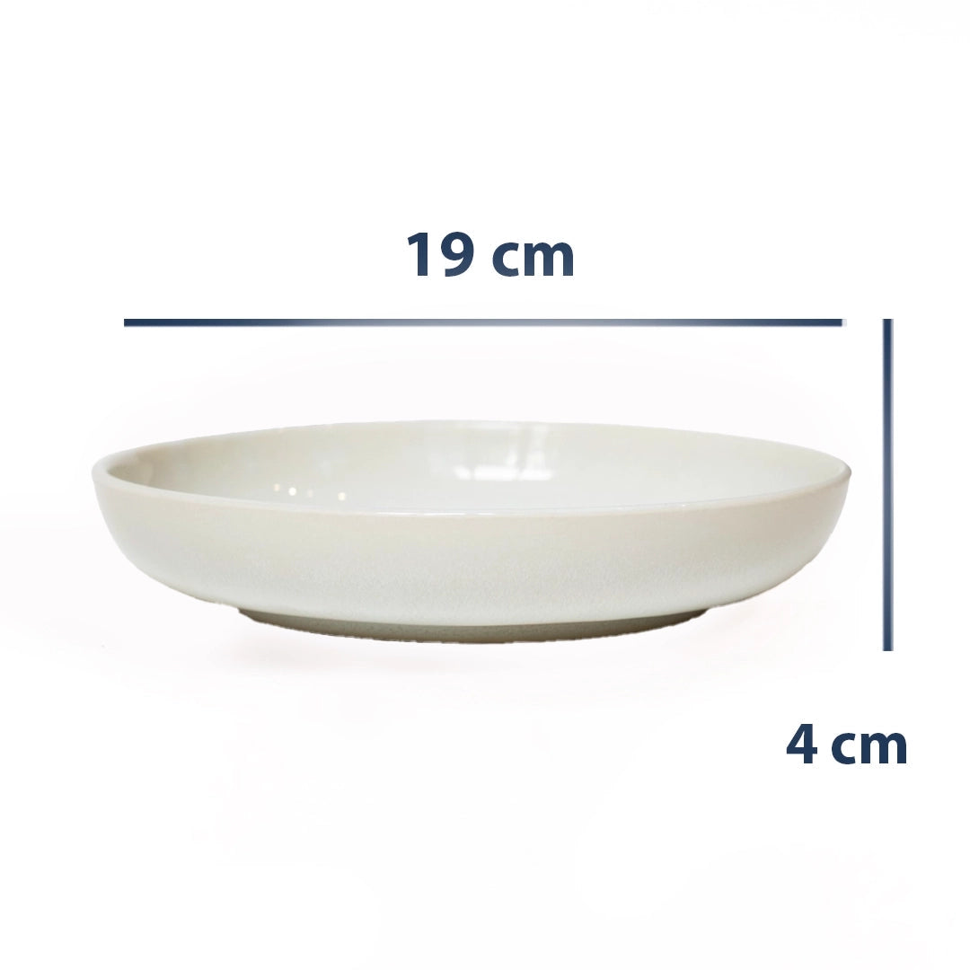 Stoneware Derin Tabak - İnci Beyaz