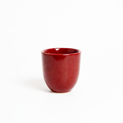 Stoneware Chawan Bardak - Dem Kırmızı