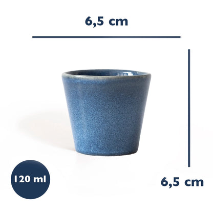 Stoneware Espresso Bardağı - Sayfi Mavi