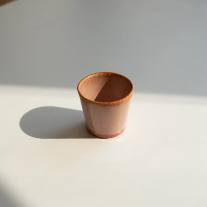 Stoneware Espresso Bardağı - Gonca Pembe