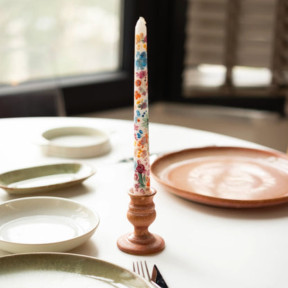 Stoneware Şamdan - Gonca Pembe