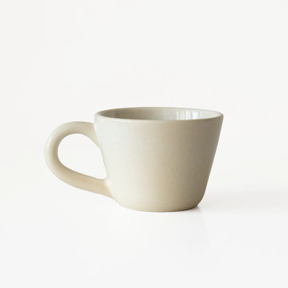 Stoneware Küçük Boy Kupa - İnci Beyaz