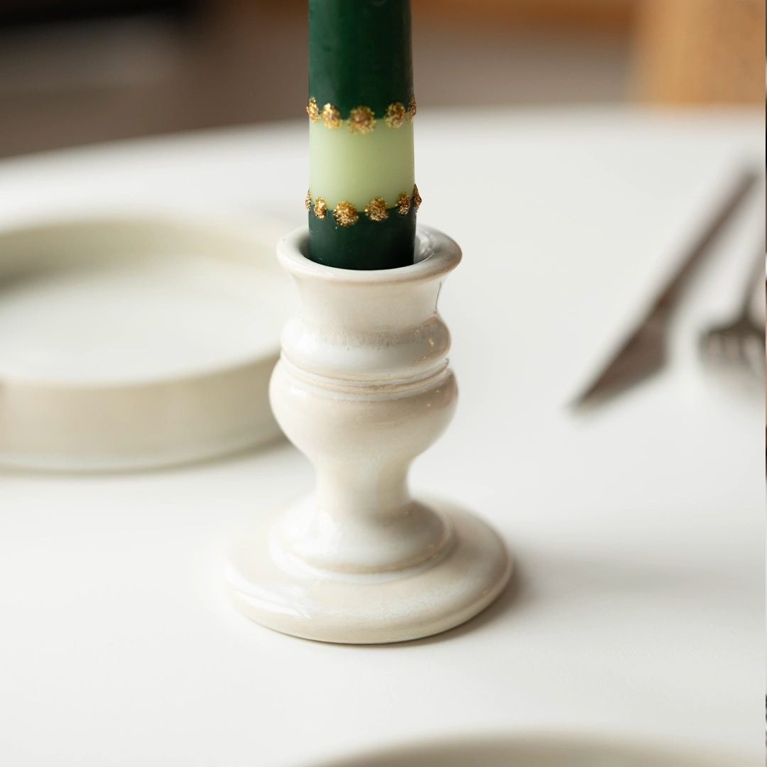 Çizgili 2'li Mum Seti