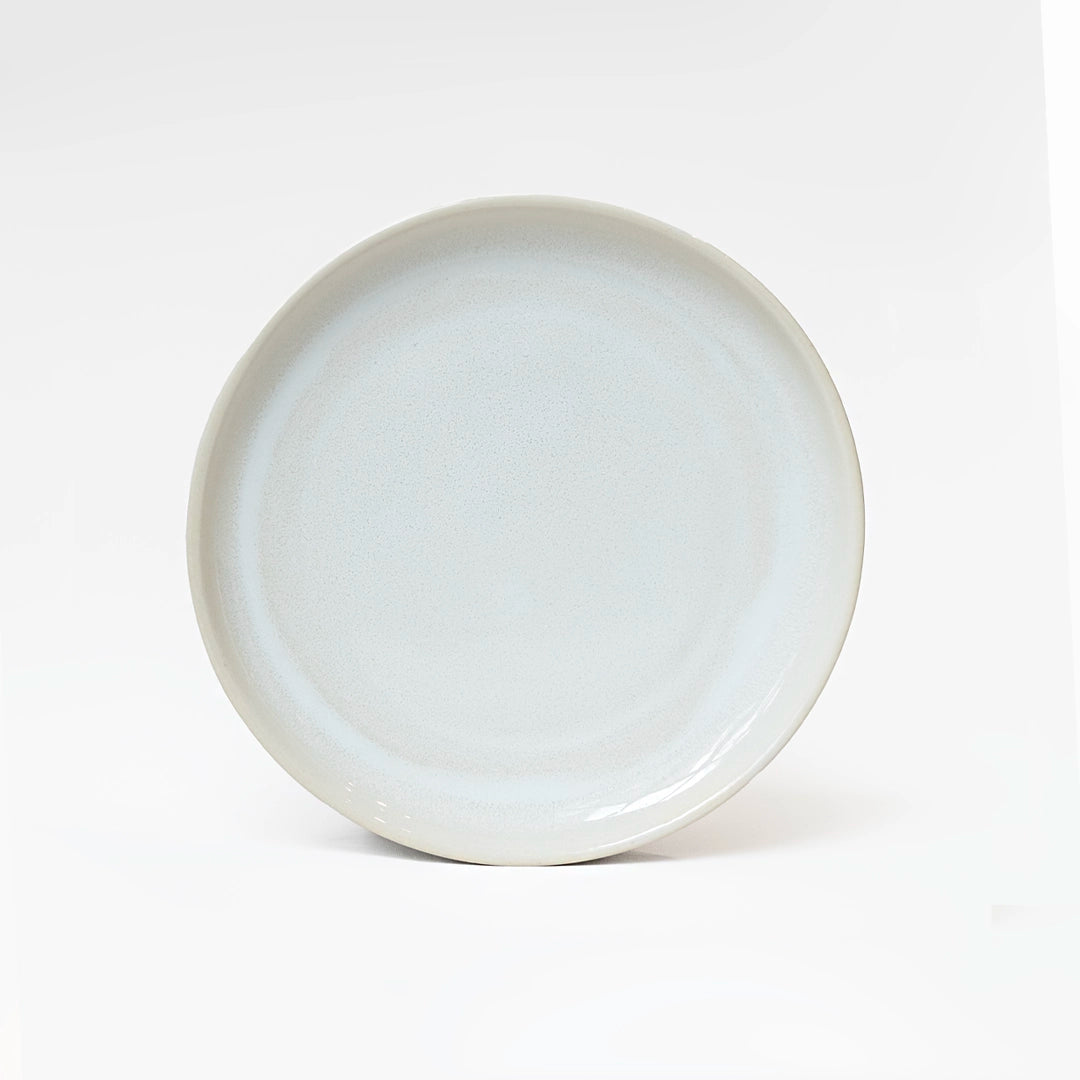 Stoneware Kahvaltı Tabağı - İnci Beyaz