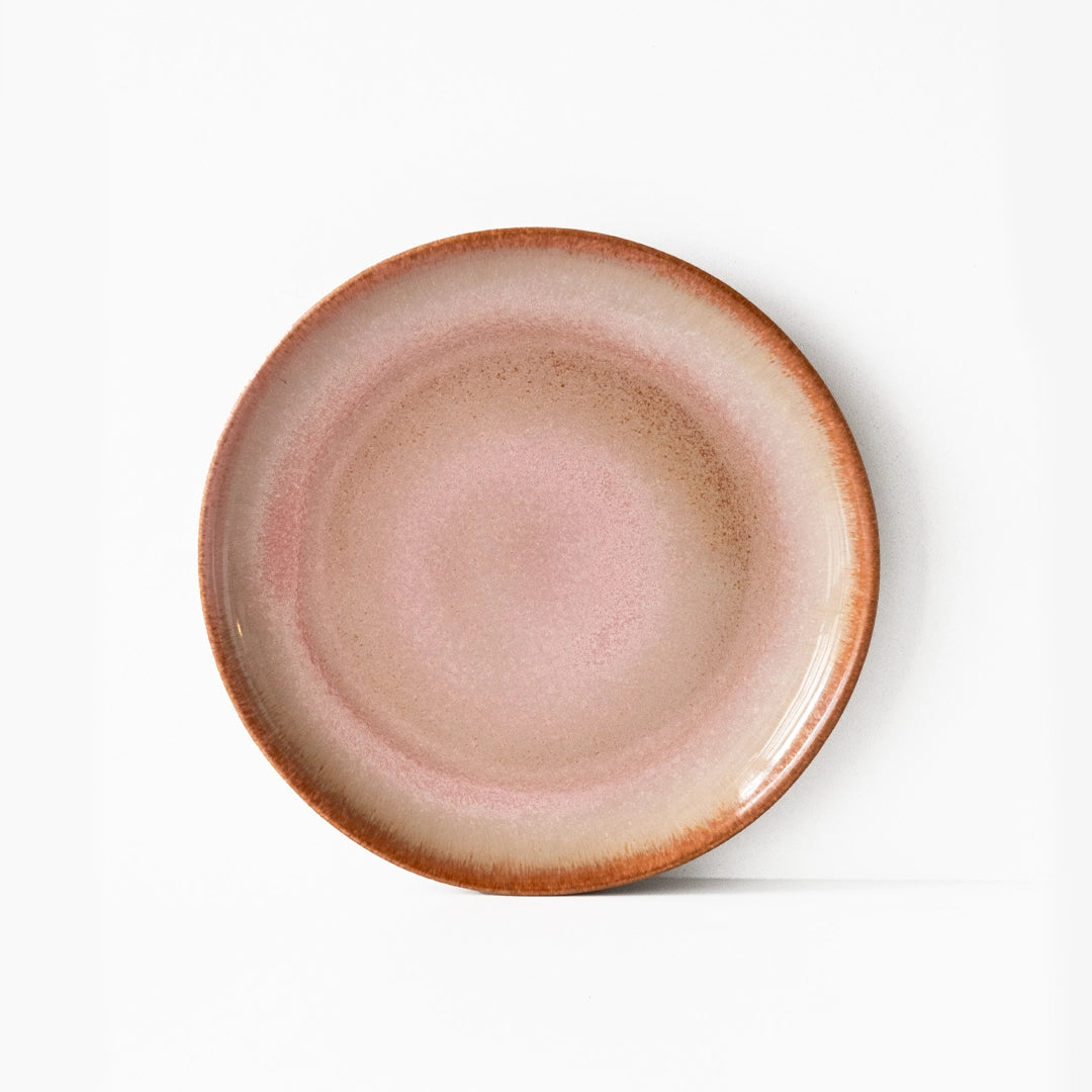 Stoneware Kahvaltı Tabağı - Gonca Pembe