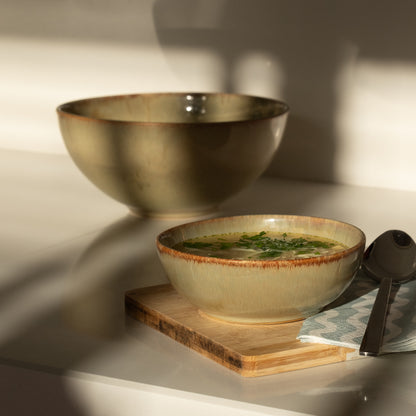 Stoneware Kase - Müdavim Yeşil
