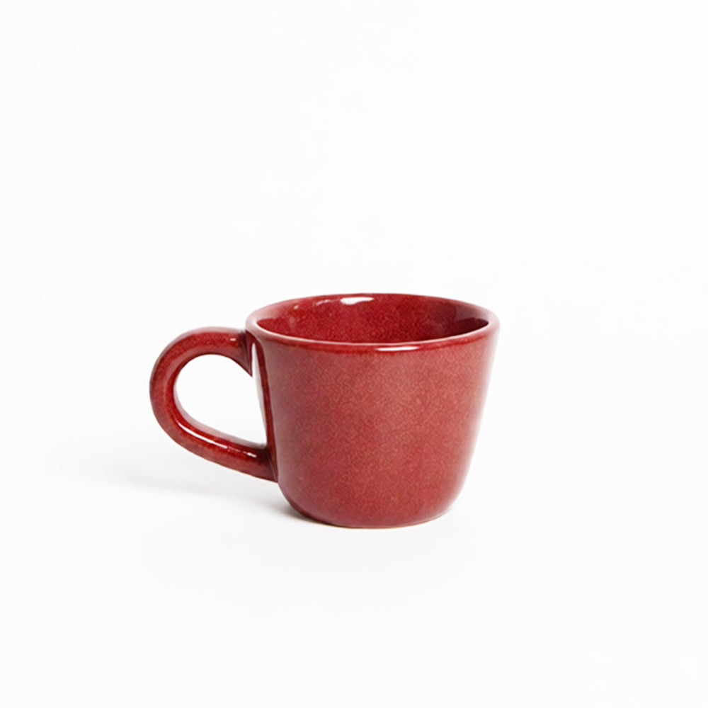 Stoneware Küçük Boy Kupa - Dem Kırmızı