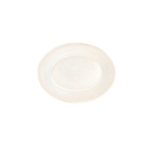 Küçük Oval Tabak – İnci Beyaz