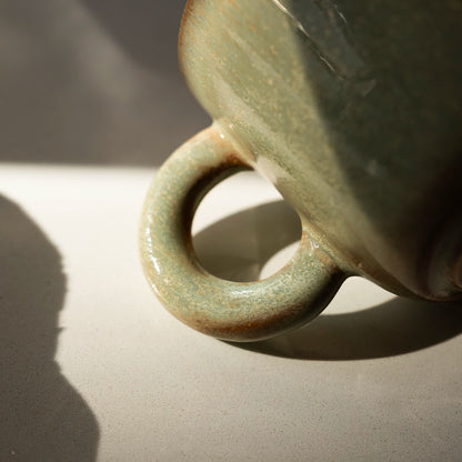 Stoneware Kupa - Müdavim Yeşil