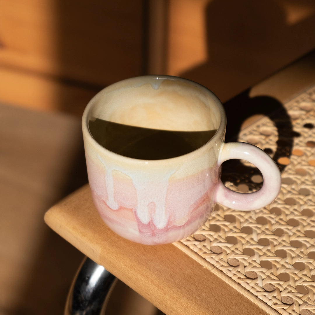 Stoneware Kupa - Müdavim Pembe
