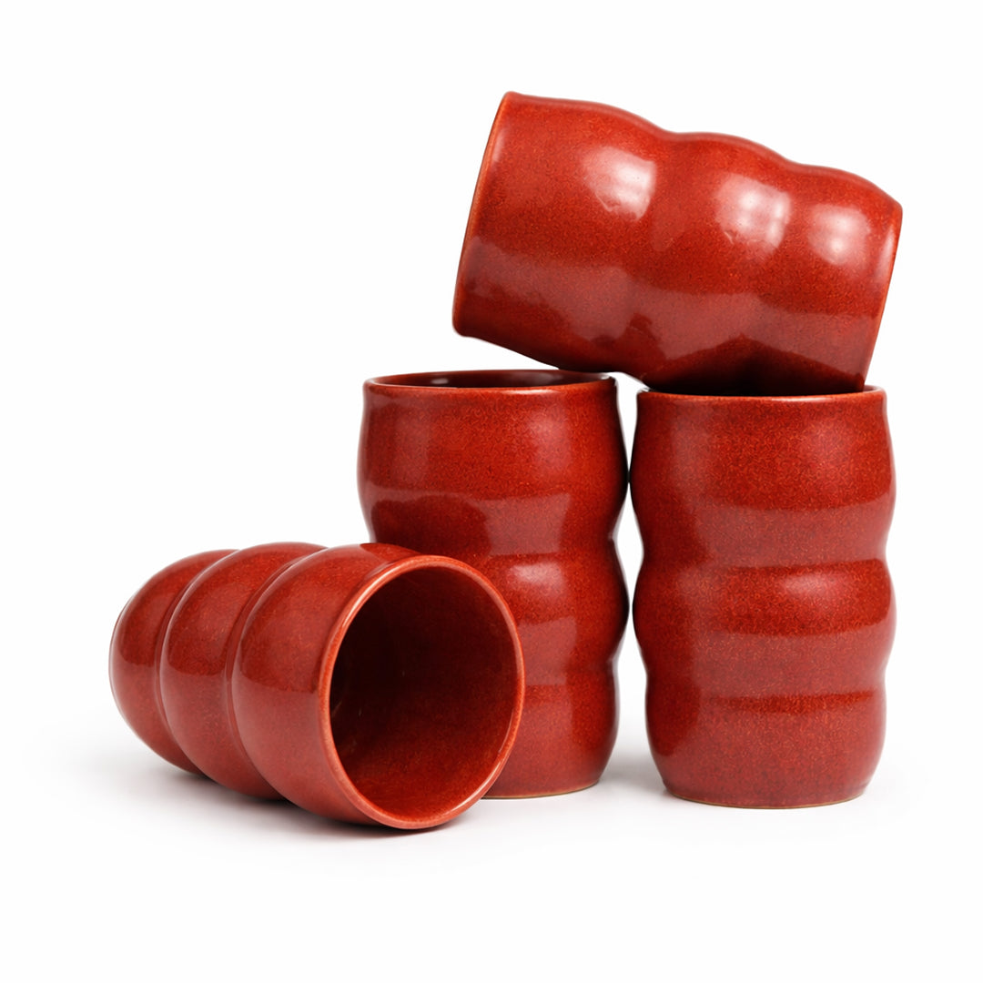 renk:Dem Kırmızı paket:4'lü Set