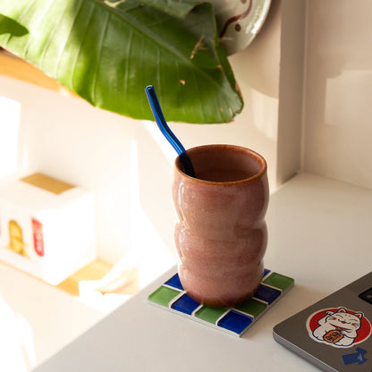 Stoneware Lungo Bardak - Gonca Pembe