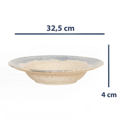 Stoneware Makarna Tabağı Ocean