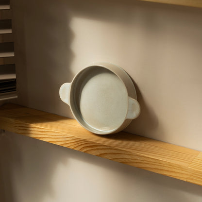 Stoneware Meze Tabağı - İnci Beyaz