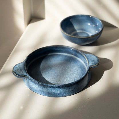 Stoneware Meze Tabağı - Sayfi Mavi