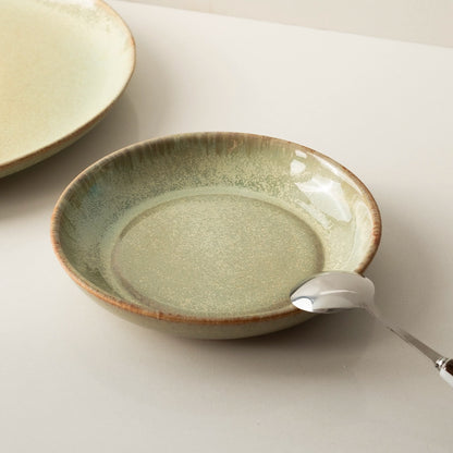 Stoneware Mezelik Tabak - Müdavim Yeşil