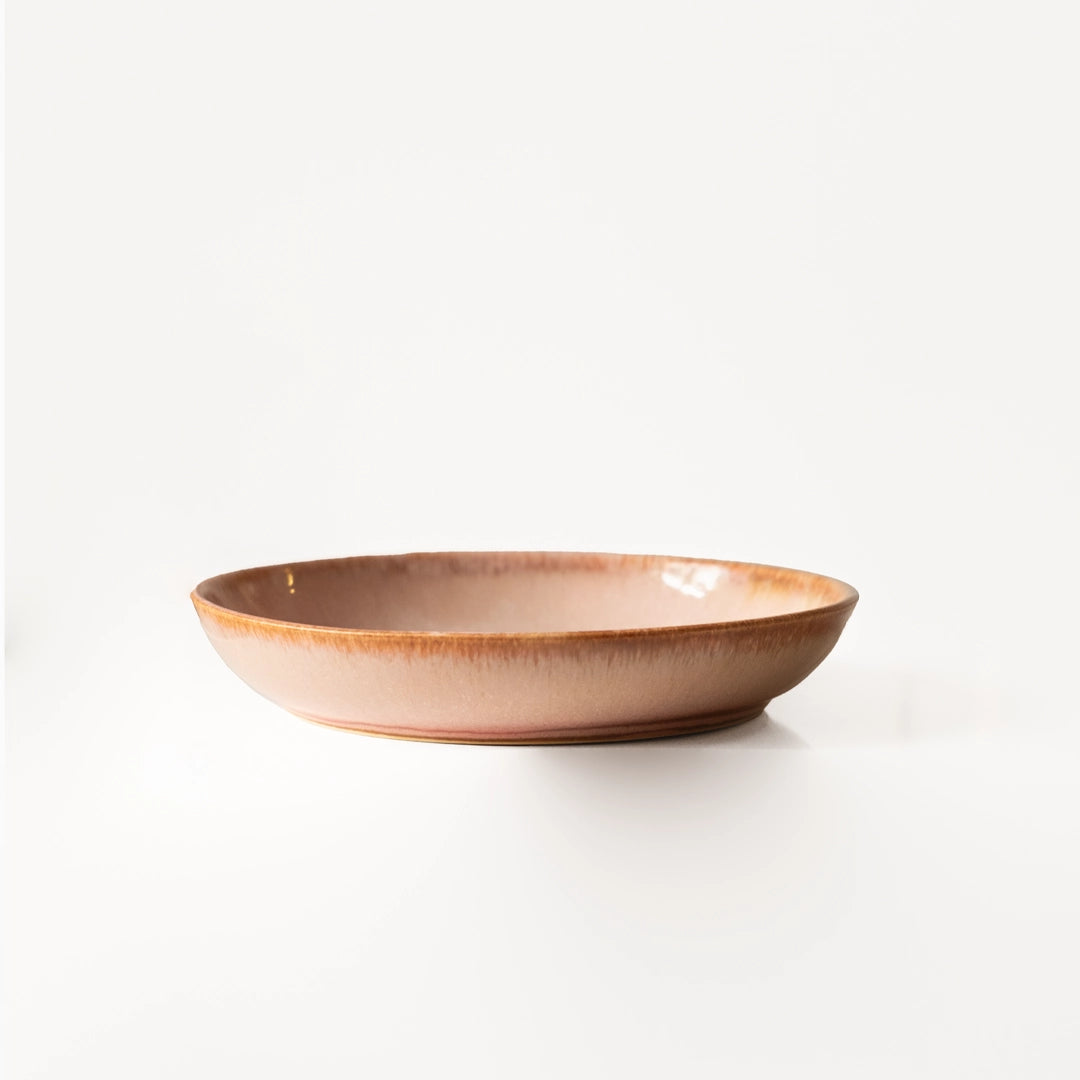 Stoneware Mezelik Tabak - Gonca Pembe