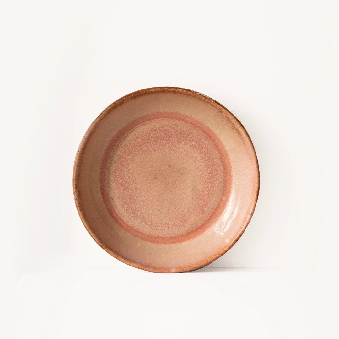 Stoneware Mezelik Tabak - Gonca Pembe
