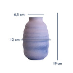 Stoneware Bombeli Vazo - Mor