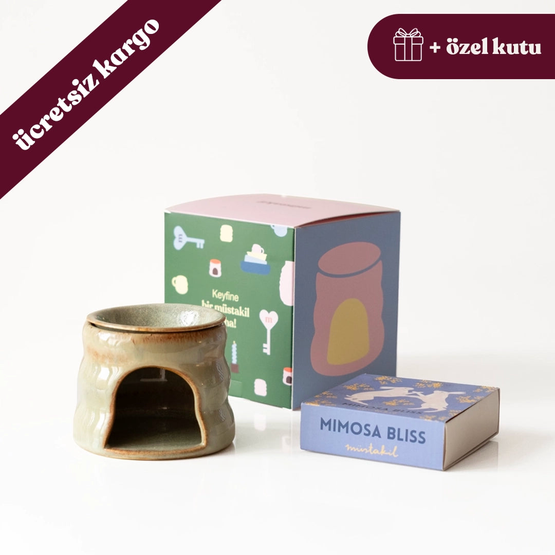 Yılbaşı Hediye Seti - Buhurdanlık+Koku Barı