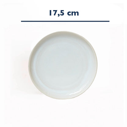 Stoneware Tatlı Tabağı - İnci Beyaz