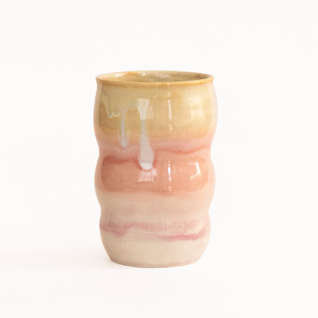 Stoneware Lungo Bardak - Müdavim Pembe