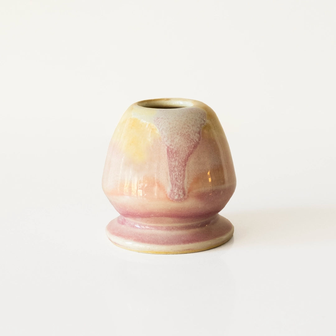 Stoneware Matcha Whisk Tutucu - Müdavim Pembe