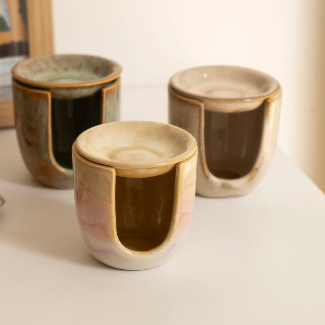 Stoneware Buhurdanlık II - Müdavim Pembe