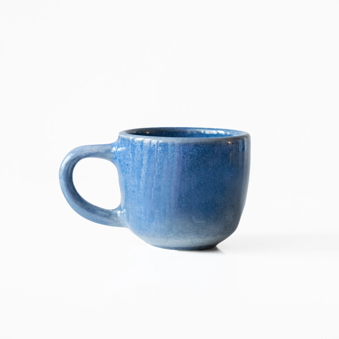 Stoneware Orta Boy Kupa - Sayfi Mavi