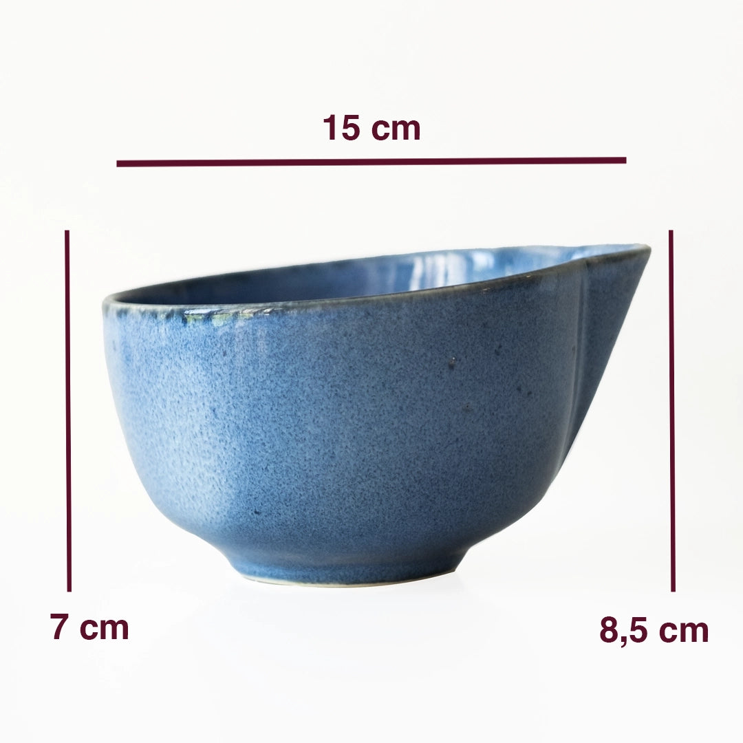 Stoneware Matcha Kasesi - Sayfi Mavi