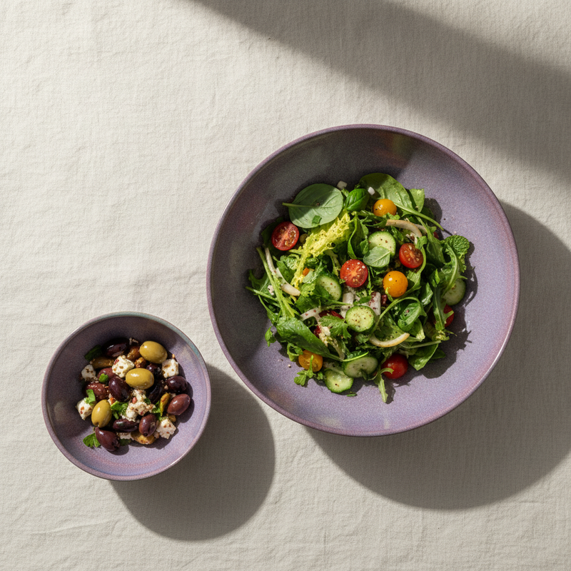 Sümbül Bowl + Yayvan Bowl Set