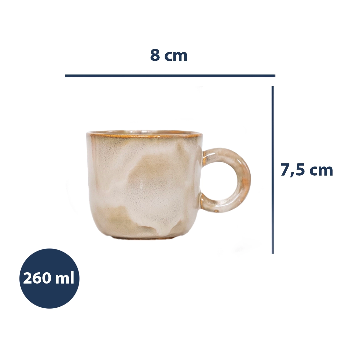 Stoneware Kupa - Sakin Taş