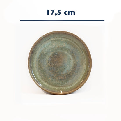 Stoneware Tatlı Tabağı - Müdavim Yeşil