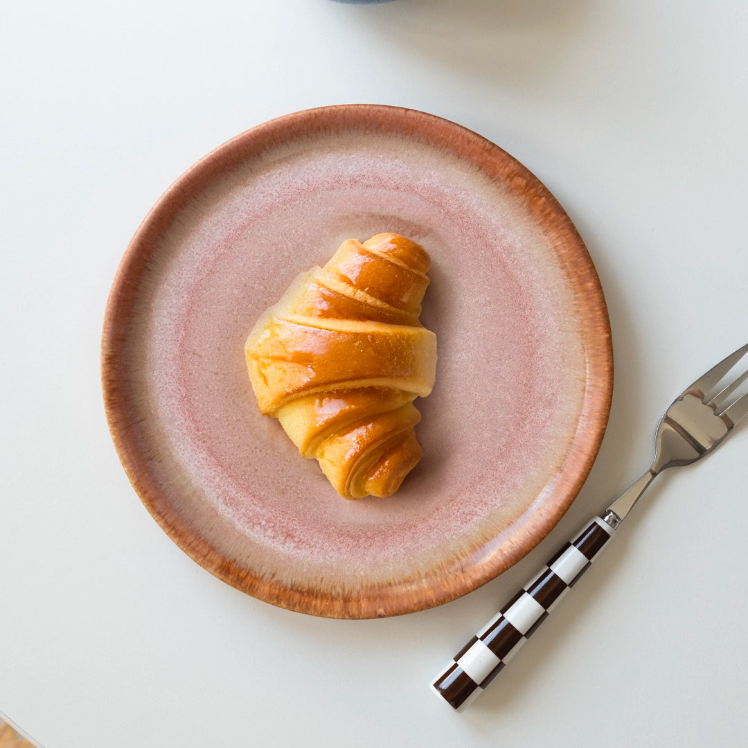 Stoneware Tatlı Tabağı - Gonca Pembe