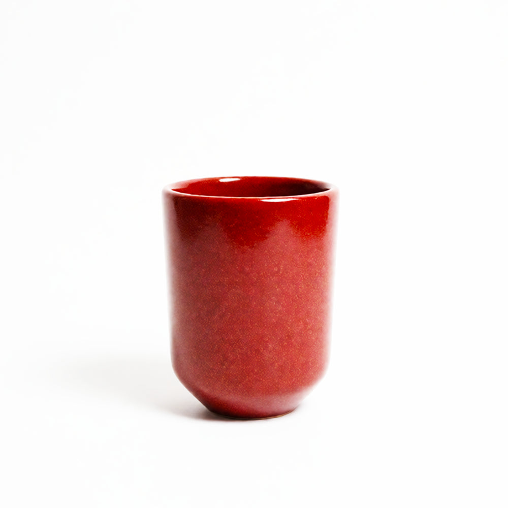 Stoneware Tumbler Bardak - Dem Kırmızı