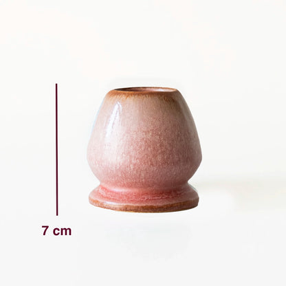 Stoneware Matcha Whisk Tutucu - Gonca Pembe