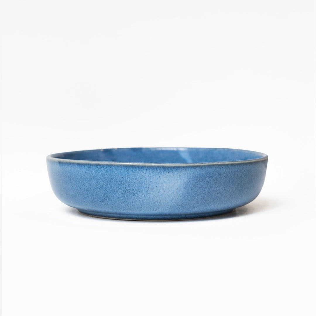 Stoneware Yayvan Bowl - Sayfi Mavi