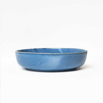 Stoneware Yayvan Bowl - Sayfi Mavi