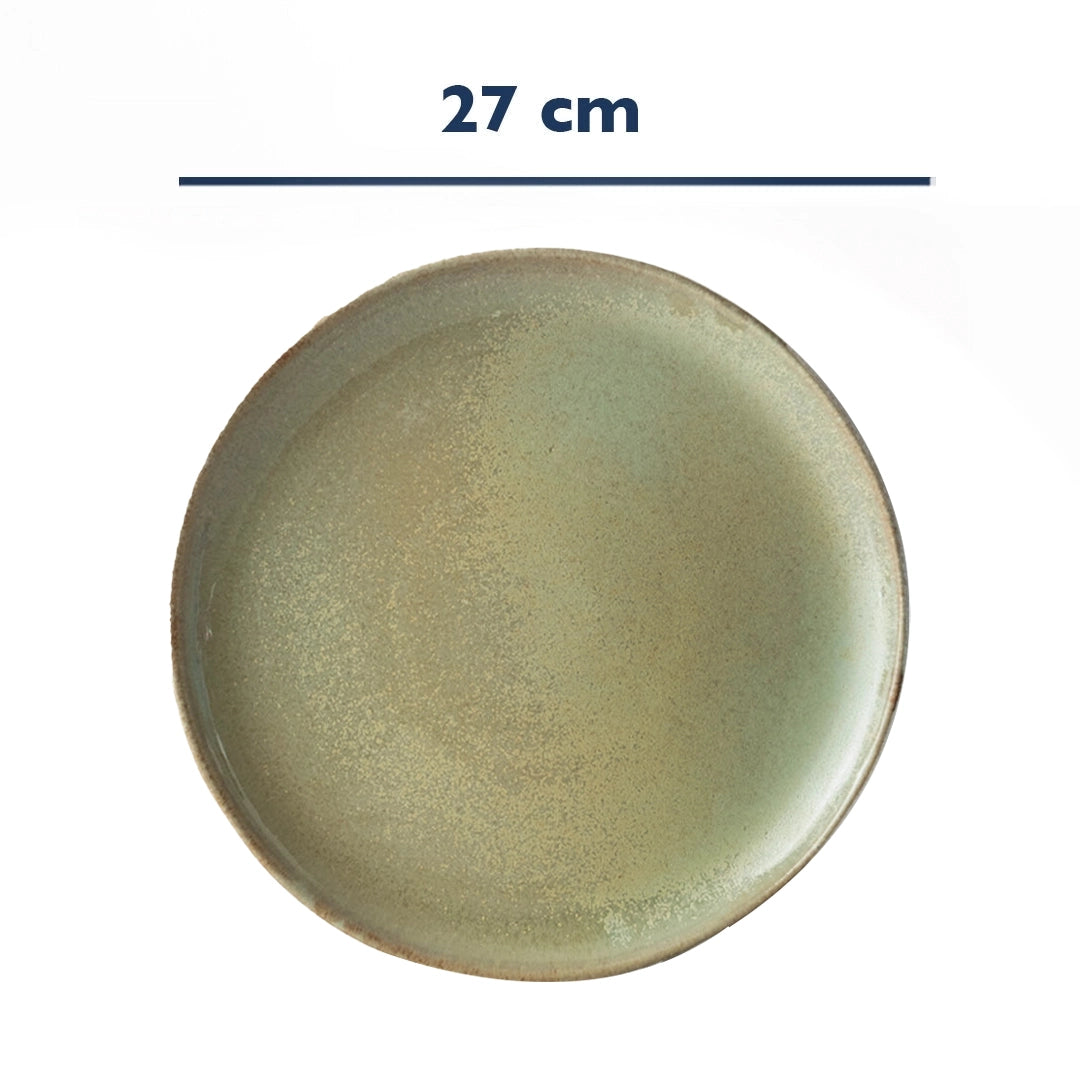 Stoneware Yemek Tabağı - Müdavim Yeşil